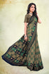 Green Color Crepe  Casual Wear Saree  SY - 9357