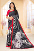 Black Color Crepe  Casual Wear Saree  SY - 9379
