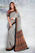 Black Color Crepe  Casual Wear Saree  SY - 9454