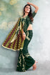 Green Color Crepe  Casual Wear Saree  SY - 9482