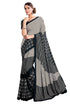 Black Color Crepe Silk Casual Wear Saree  SY - 9785