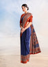 Navy Blue Color Crepe Silk Casual Wear Saree  SY - 9860