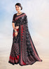 Black Color Crepe Silk Casual Wear Saree  SY - 9867