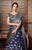 Blue & Grey Color Silk Designer Lehenga Sarees : Sadhik Collection  OS-91729 - onlinesareez