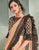 हल्का कॉफी रंग लाइक्रा डिजाइनर साड़ी पहनने के लिए तैयार: साधिक संग्रह OS-91758